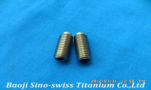 Titanium fastening screw pic 1