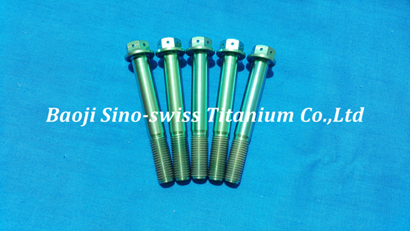 Green titanium bolts pic 1