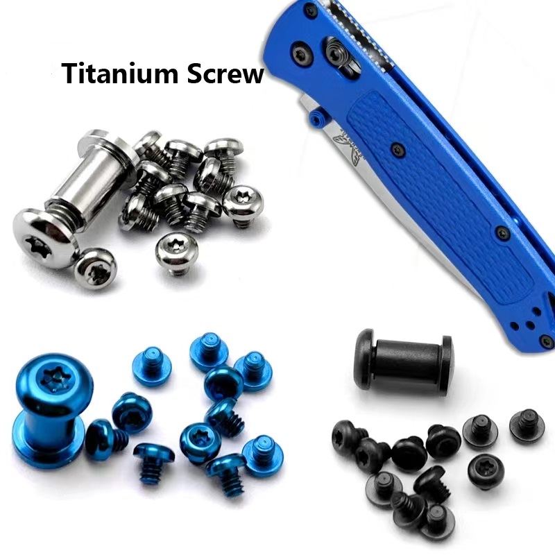 Knife handle torx Titanium screws