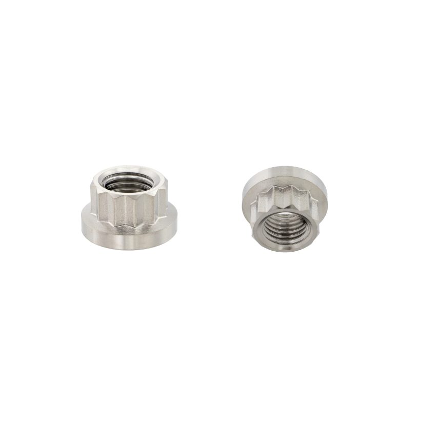 12-point titanium nut