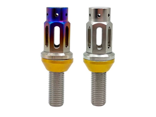 Custom Titanium Wheel Bolts