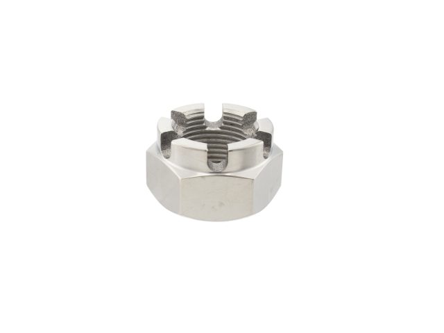 DIN935 Hexagon Slotted titanium Nuts