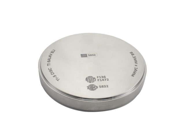 Medical Titanium Dental Disc CAD and CAM