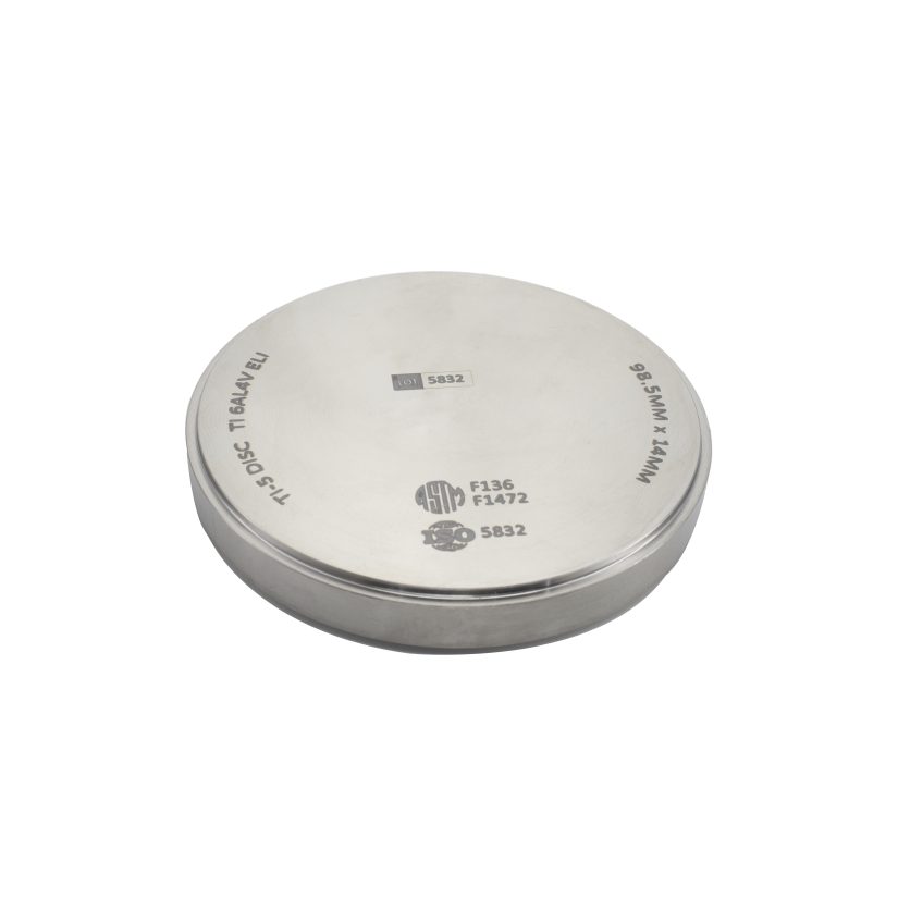 Medical Titanium Dental Disc CAD and CAM