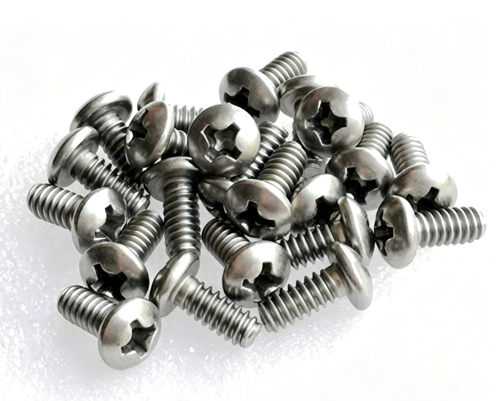 Phillips Pan Head Titanium Screw DIN 7985