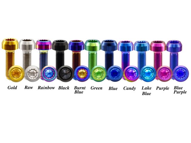 Titanium 12pt Socket Cap Bolt for bbs wheels