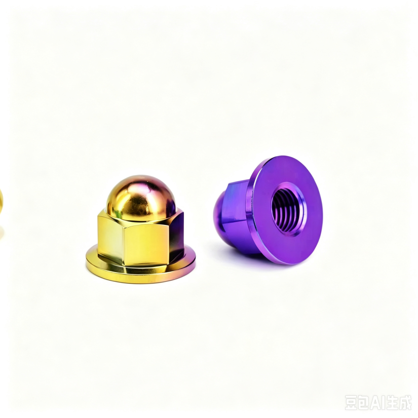 Titanium Acorn Nut DIN1587