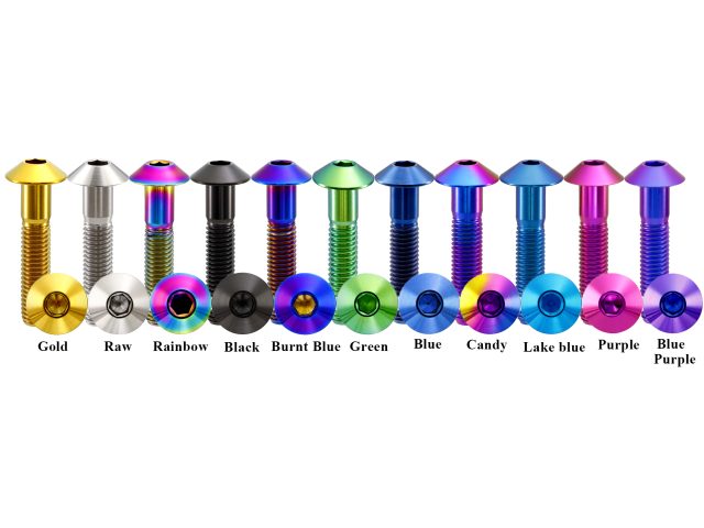 Titanium Bolt Dome Head Bolt M8 Screws