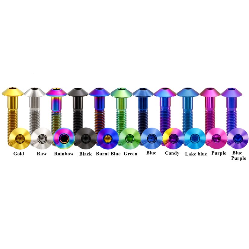 Titanium Bolt Dome Head Bolt M8 Screws