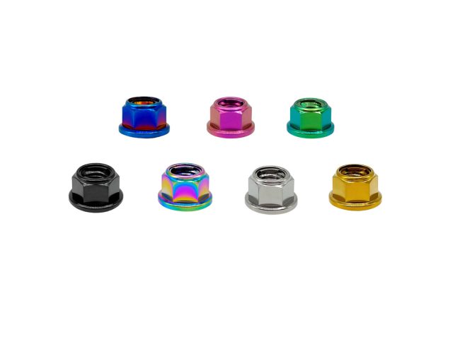 Titanium Flanged Metal Lock Nut DIN980