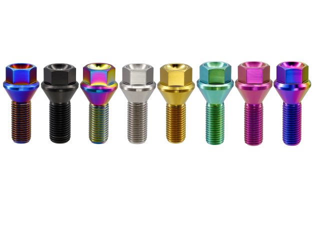 Titanium Hex Head Conical Seat Wheel Bolt