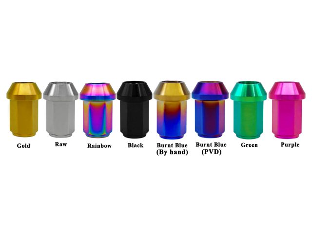 Titanium Lug Nuts for Honda and Toyota