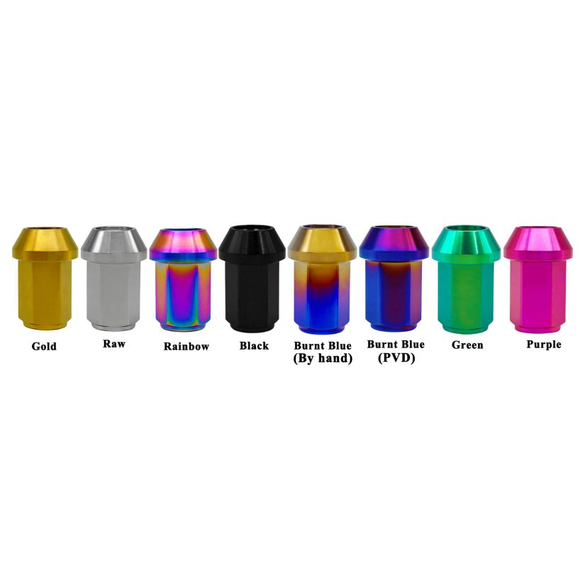 Titanium Lug Nuts for Honda and Toyota