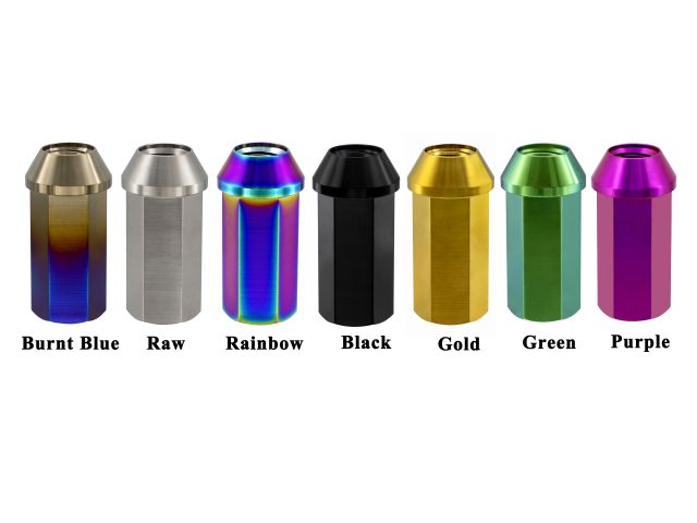 Titanium Lug Nuts for Mitsubishi and Nissan