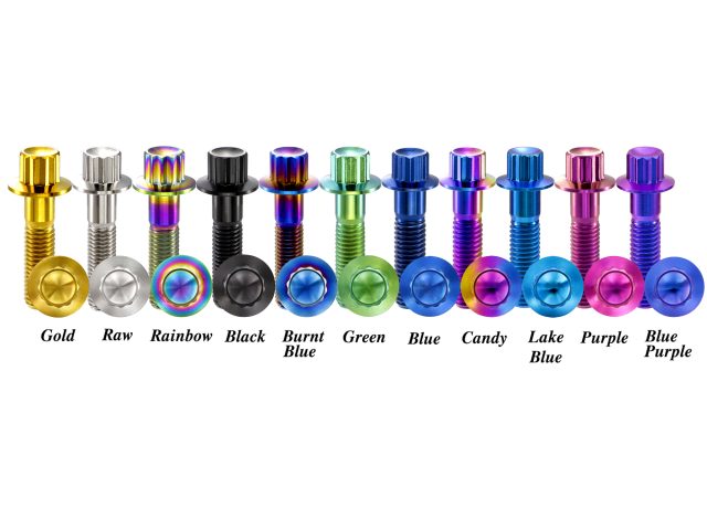 Titanium Split Rim Bolts 12PT – Flange Bolts