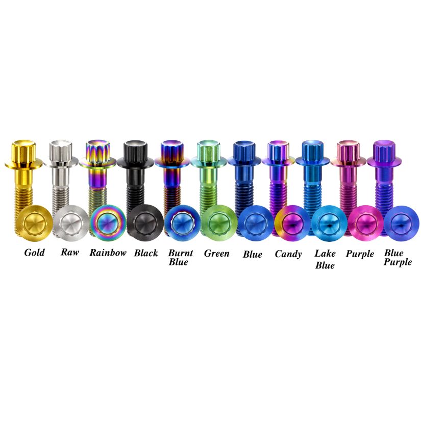 Titanium Split Rim Bolts 12PT – Flange Bolts