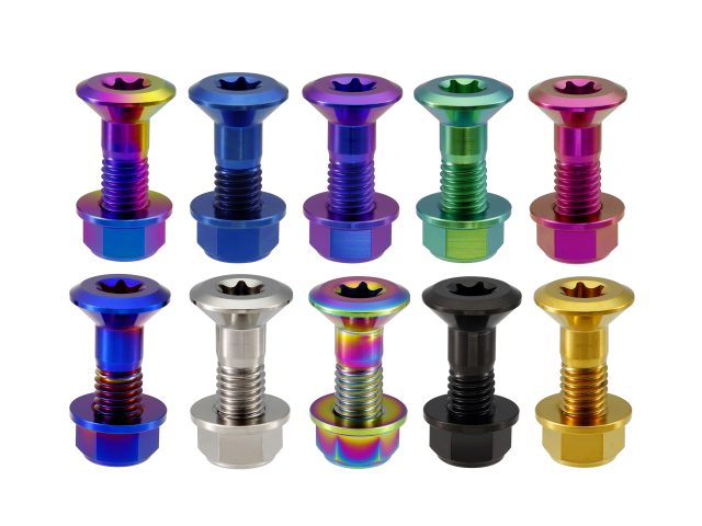 Titanium Sprocket Bolts KitHub Sprocket Bolts