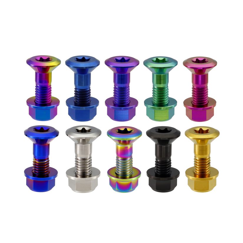 Titanium Sprocket Bolts KitHub Sprocket Bolts