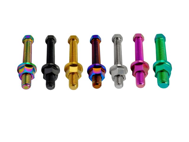 Titanium chain Axle Adjuster Nut and Bolt