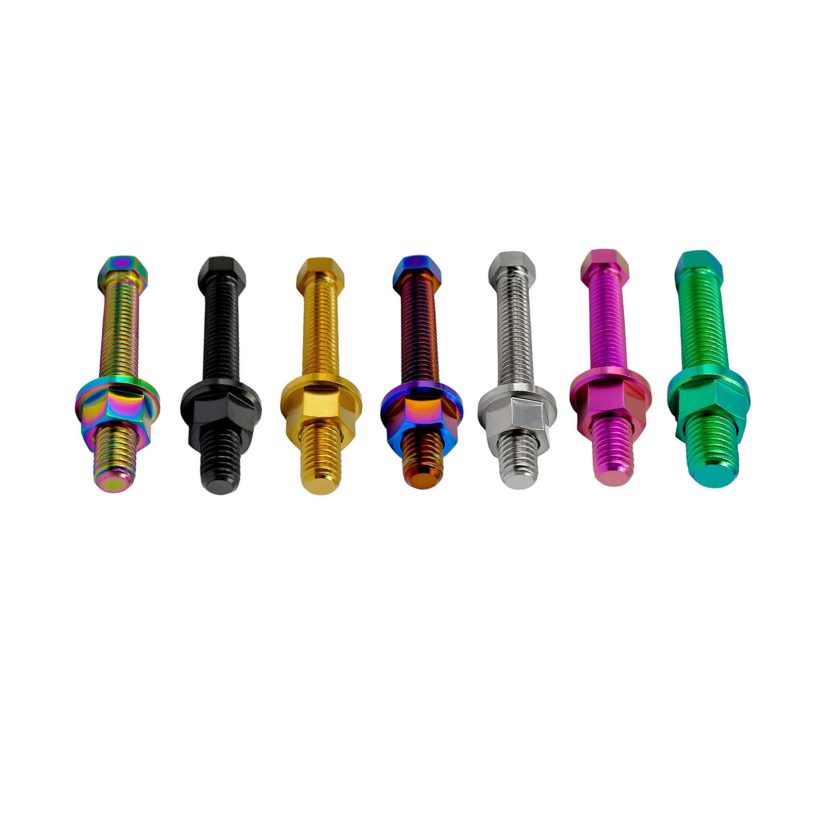Titanium chain Axle Adjuster Nut and Bolt