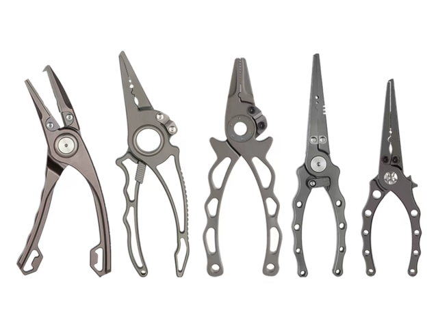 Titanium fishing pliers