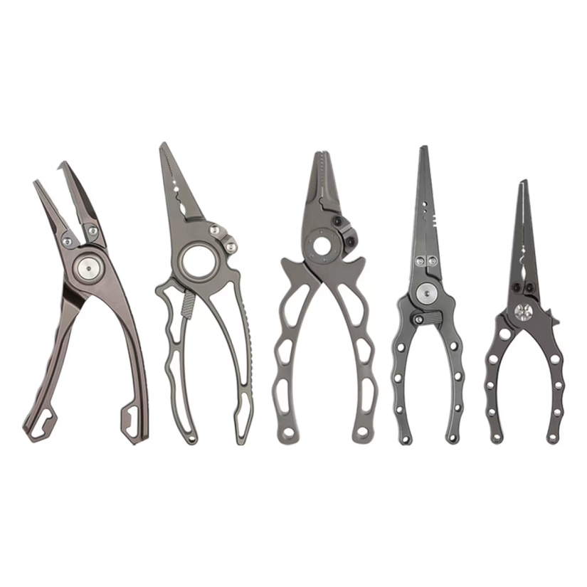 Titanium fishing pliers