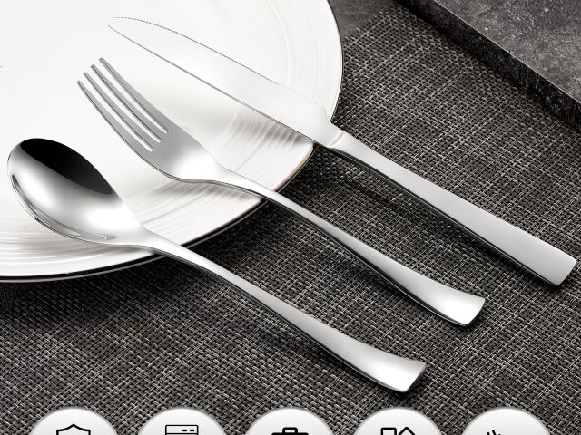 Titanium knives, forks and spoons
