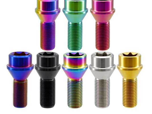 Titanium lug Bolts for Volkswagen and Mercedes-Benz