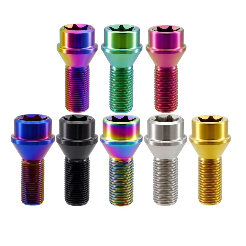 Titanium lug Bolts for Volkswagen and Mercedes-Benz