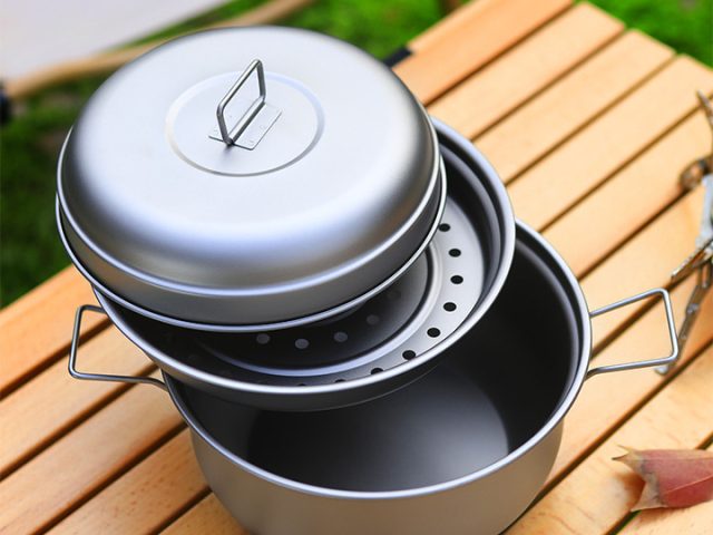 Titanium pot