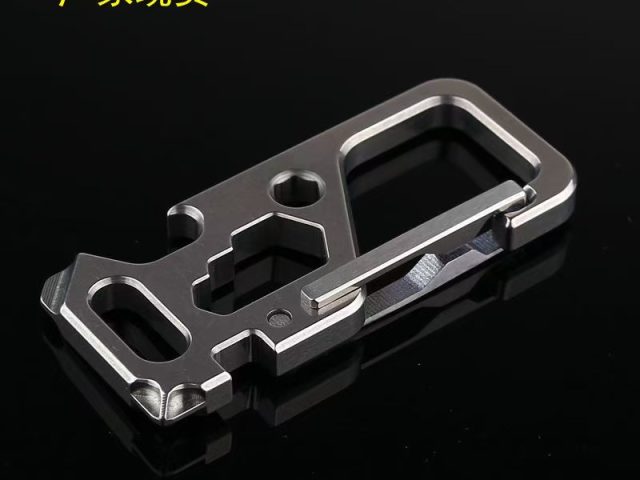 Titanium snap fastener