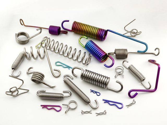 Titanium spring