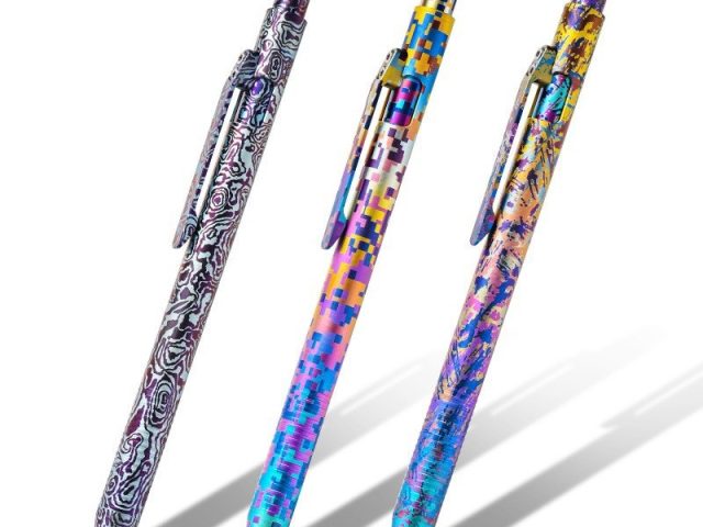Titanium tactical pen