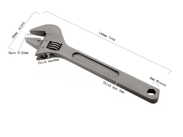 Titanium wrench