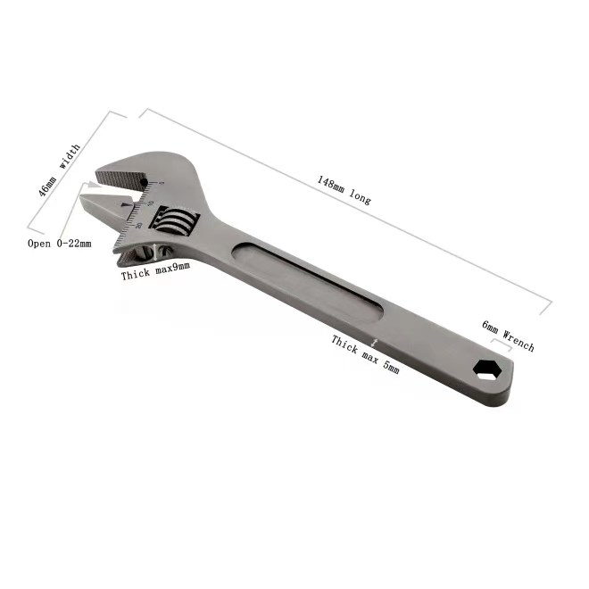 Titanium wrench