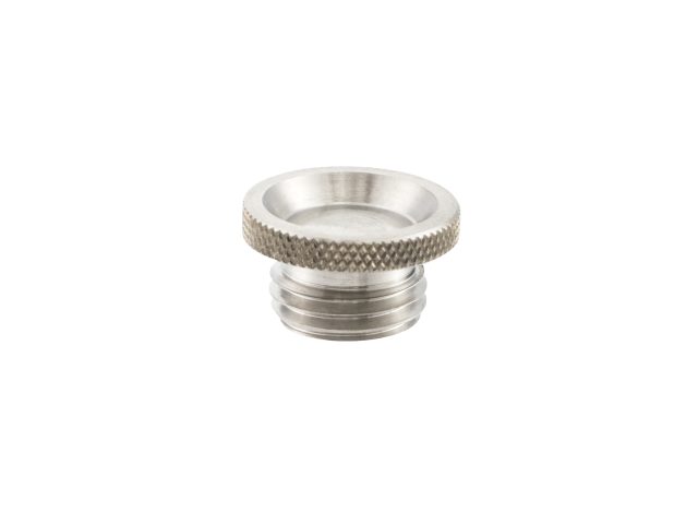 Knurled Titanium Knob Knurled Threaded Cap