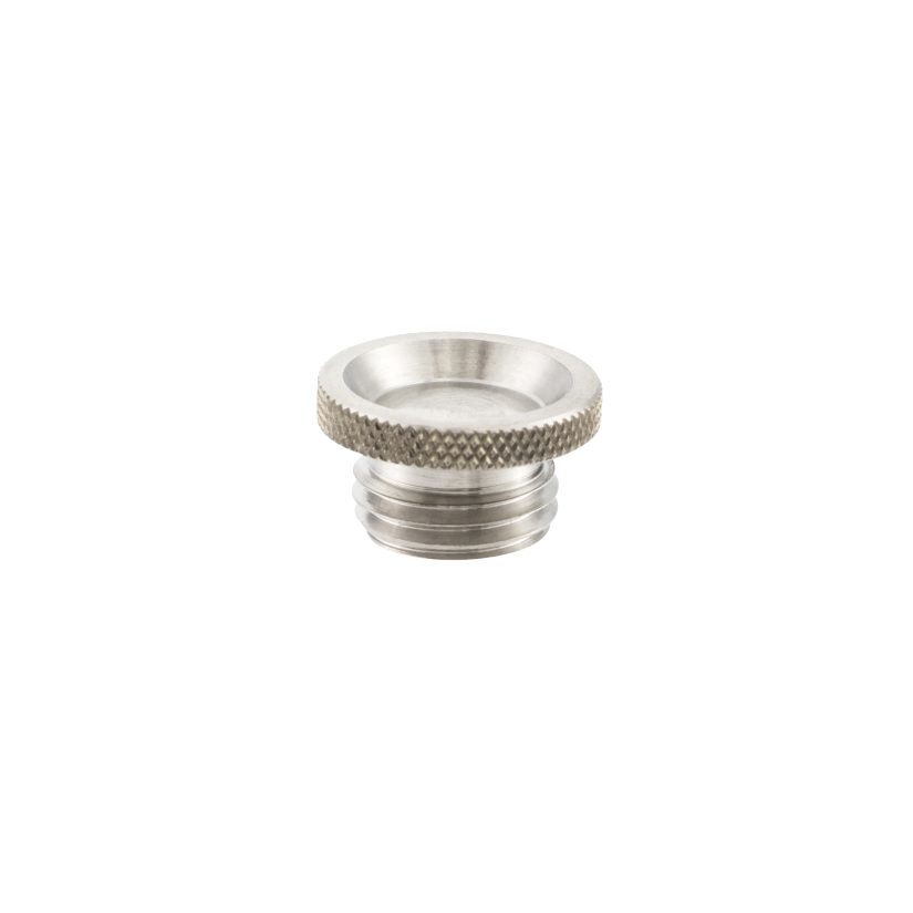 Knurled Titanium Knob Knurled Threaded Cap