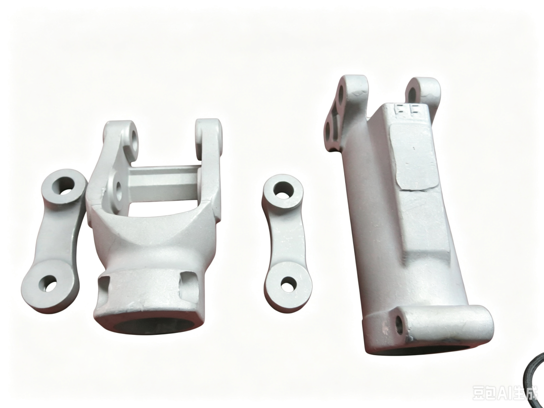 Titanium casting for motorcycle components