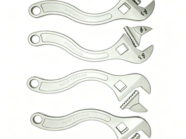 Titanium casting for special wrenches