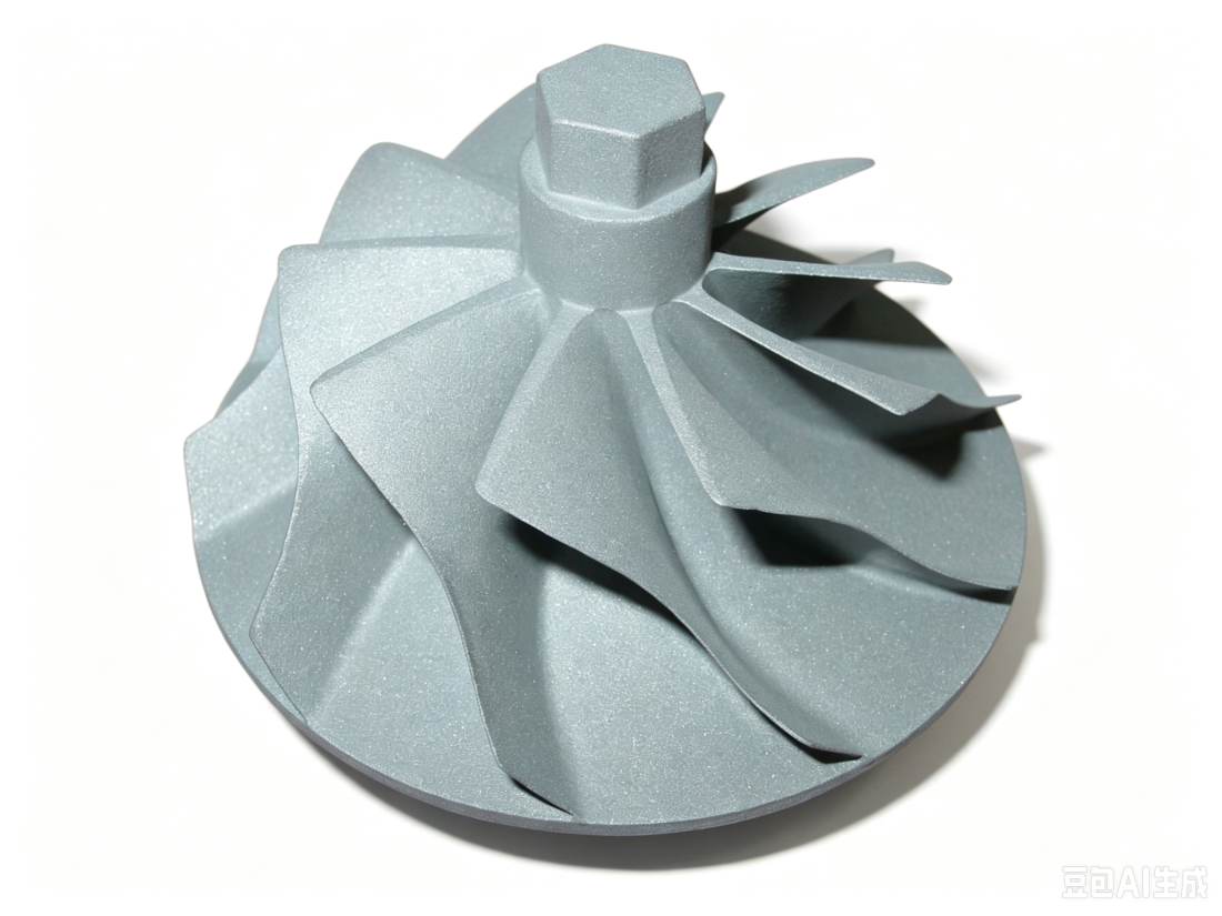 Titanium casting for turbines