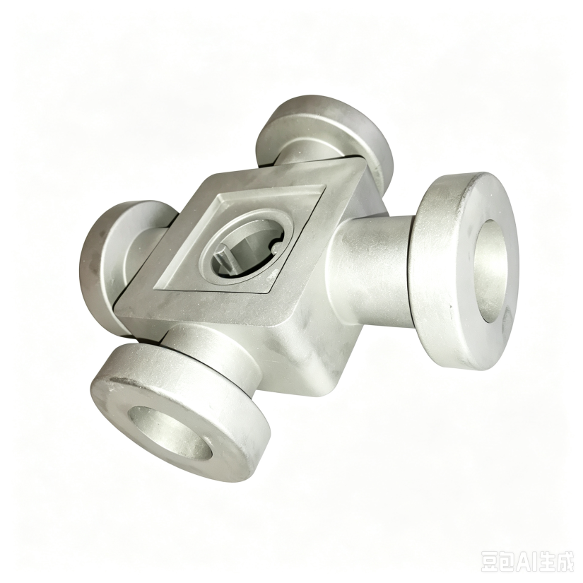 Titanium casting for valves