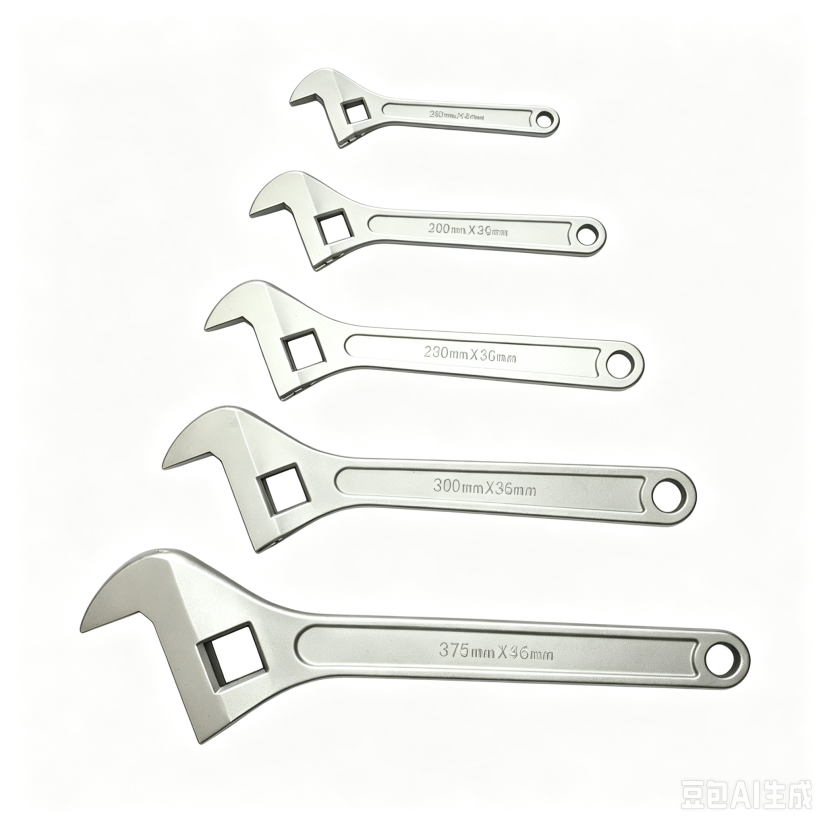 Titanium casting for wrenches