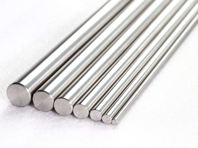 Titanium round barrod
