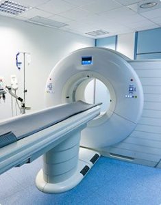 MRI scanner in a hospital